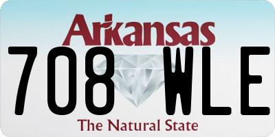 AR license plate 708WLE
