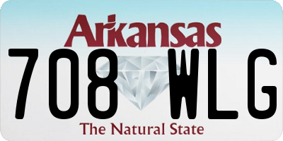 AR license plate 708WLG