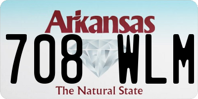 AR license plate 708WLM