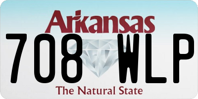 AR license plate 708WLP