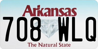 AR license plate 708WLQ