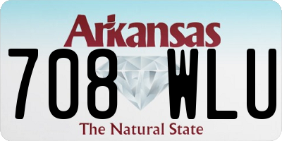 AR license plate 708WLU