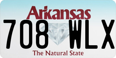 AR license plate 708WLX