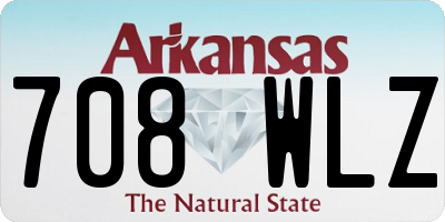 AR license plate 708WLZ