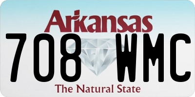 AR license plate 708WMC
