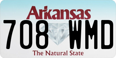 AR license plate 708WMD
