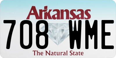 AR license plate 708WME