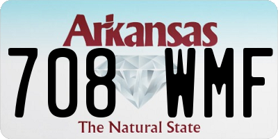 AR license plate 708WMF