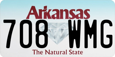 AR license plate 708WMG