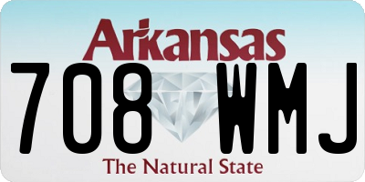 AR license plate 708WMJ