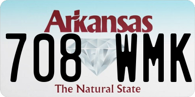 AR license plate 708WMK