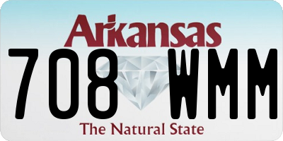 AR license plate 708WMM