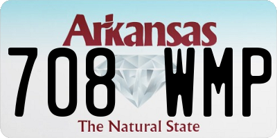 AR license plate 708WMP