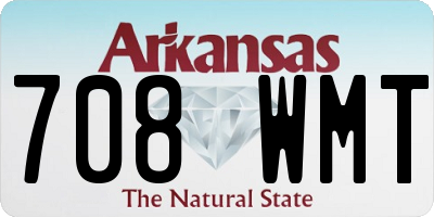 AR license plate 708WMT