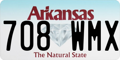 AR license plate 708WMX