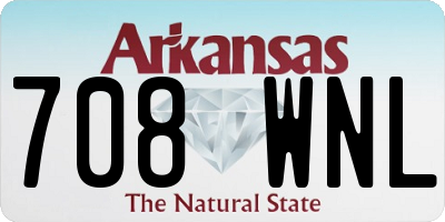 AR license plate 708WNL