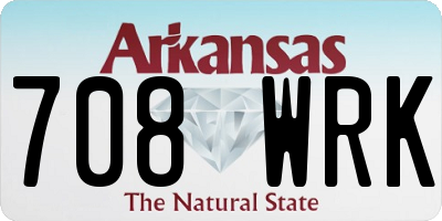 AR license plate 708WRK