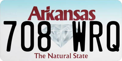 AR license plate 708WRQ