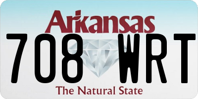AR license plate 708WRT
