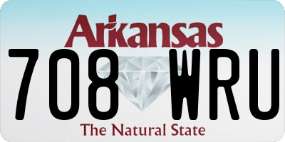 AR license plate 708WRU