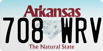 AR license plate 708WRV