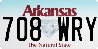 AR license plate 708WRY