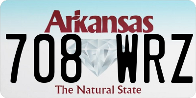 AR license plate 708WRZ