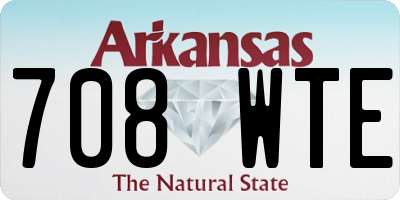 AR license plate 708WTE
