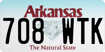 AR license plate 708WTK