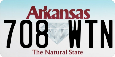 AR license plate 708WTN