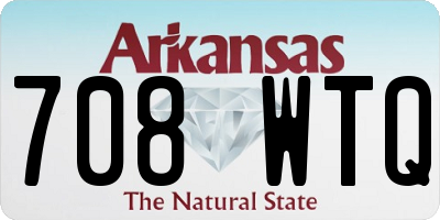 AR license plate 708WTQ