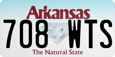 AR license plate 708WTS