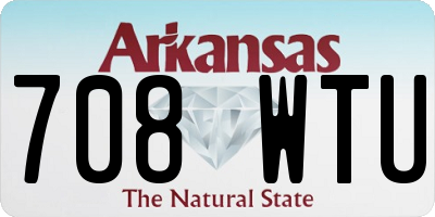 AR license plate 708WTU