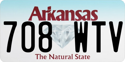 AR license plate 708WTV