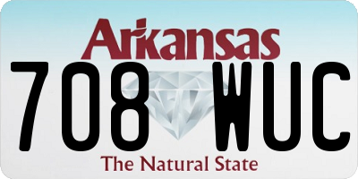 AR license plate 708WUC