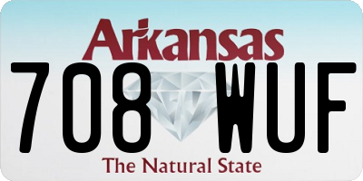 AR license plate 708WUF