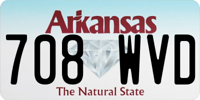 AR license plate 708WVD