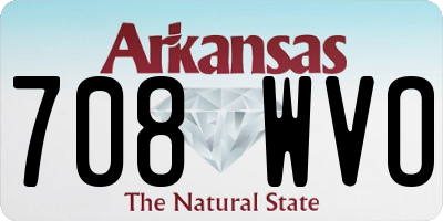 AR license plate 708WVO