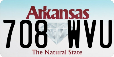 AR license plate 708WVU