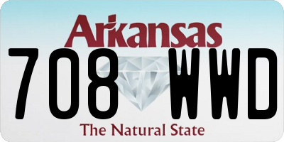 AR license plate 708WWD