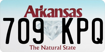 AR license plate 709KPQ