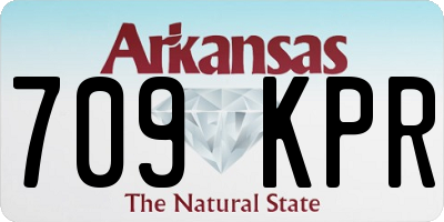 AR license plate 709KPR