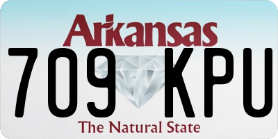 AR license plate 709KPU