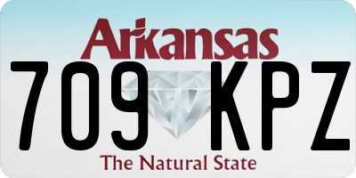 AR license plate 709KPZ