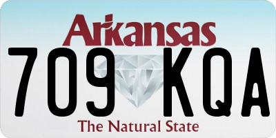 AR license plate 709KQA
