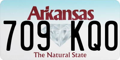 AR license plate 709KQO