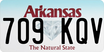 AR license plate 709KQV