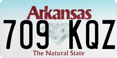 AR license plate 709KQZ