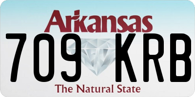 AR license plate 709KRB