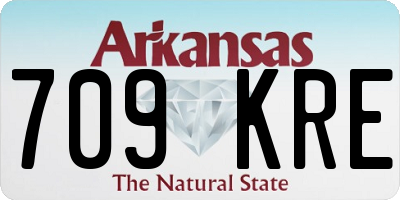 AR license plate 709KRE